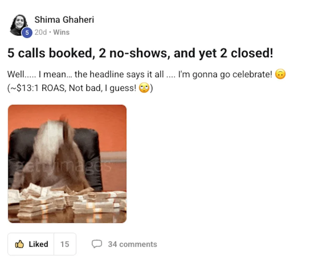 Gaby Villa — First sale at higher price