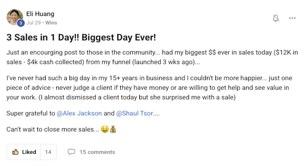 Tom Adam — First 2 Sign-ups, 6 in Negotiations