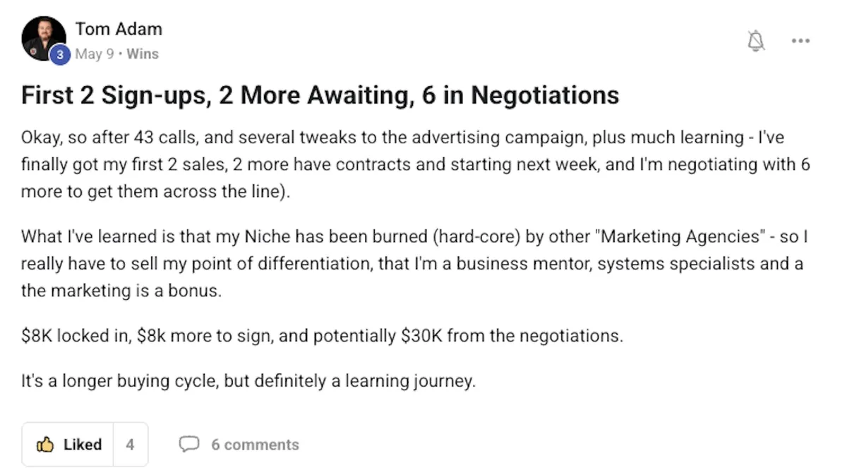 Shanine Young — 3 Sales Closed & ADS Launched