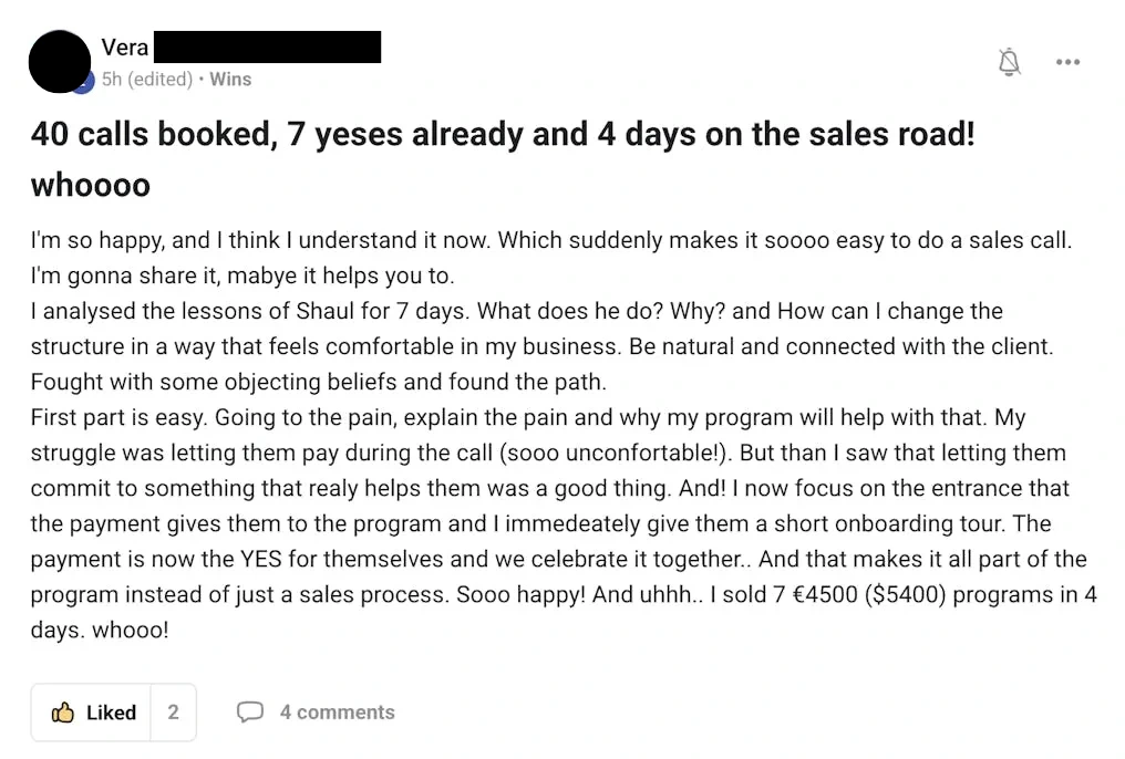Eli Huang — 3 Sales in 1 Day